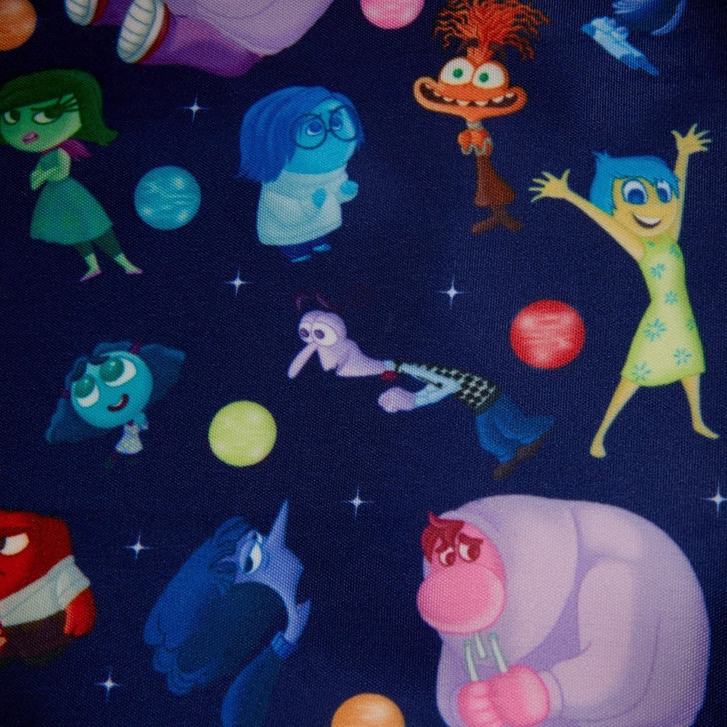Loungefly: Pixar - Inside Out 2 Bottled Up Emotions Crossbody Bag Clothing and Apparel Loungefly