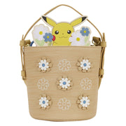 Loungefly: Pokemon - Floral Pikachu Crossbody Bag Clothing and Apparel Loungefly