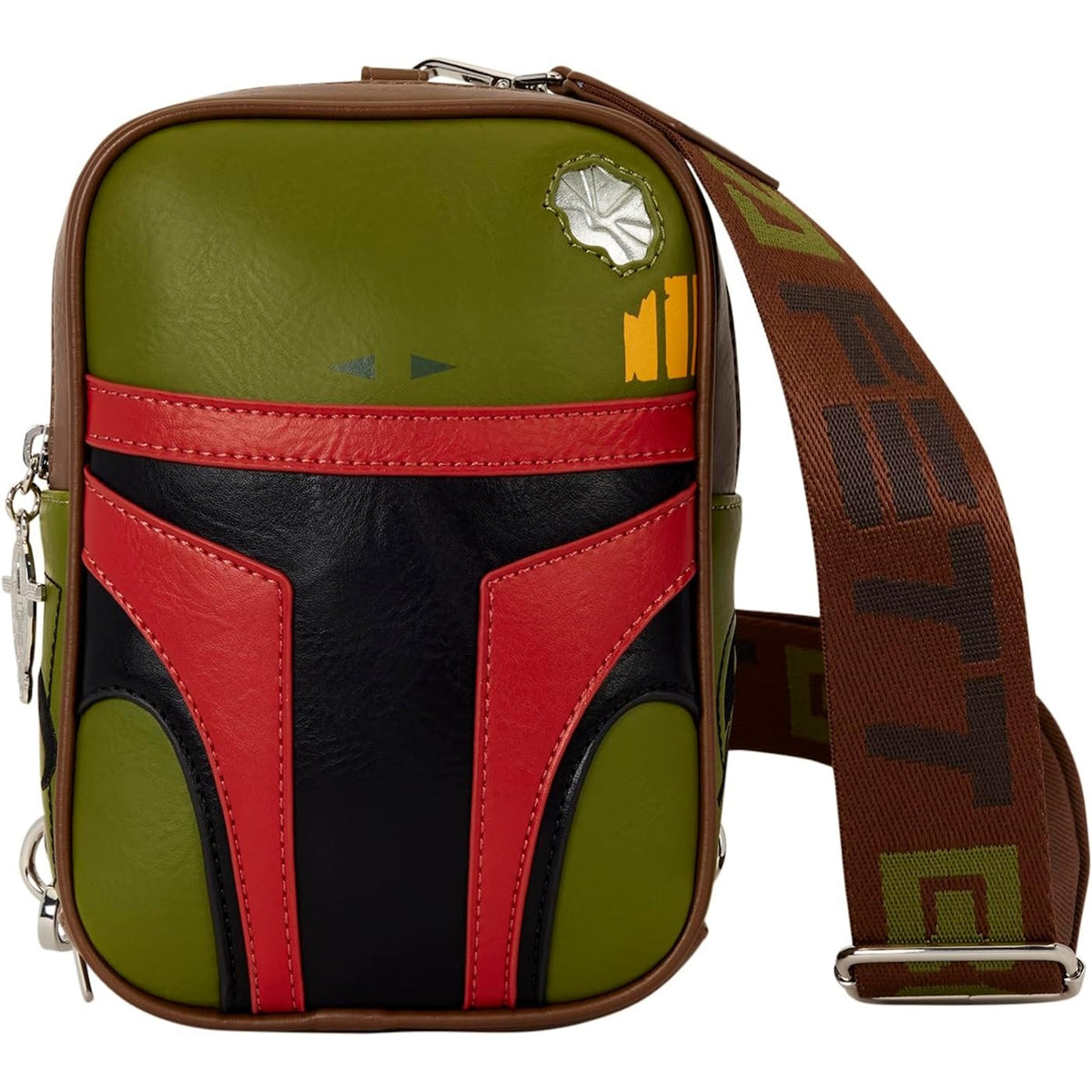 Loungefly: Star Wars Boba Fett Sling Bag Clothing and Apparel Loungefly