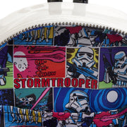 Loungefly Star Wars: Stormtrooper Lenticular Mini Backpack Clothing and Apparel Loungefly