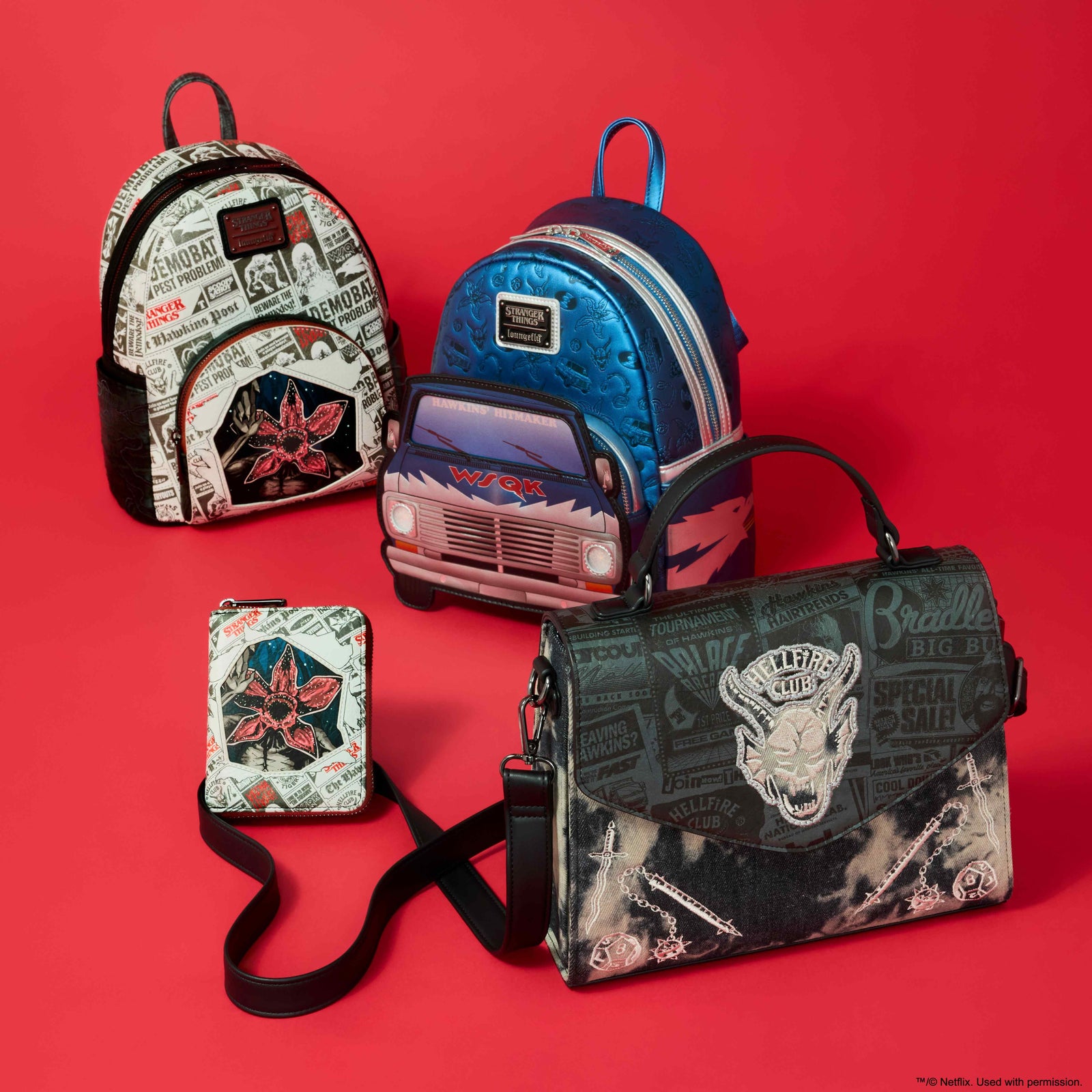 Loungefly: Stranger Things 5 Mini Backpack Clothing and Apparel Loungefly