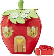Loungefly: Strawberry Shortcake Strawberry House Crossbody Bag Clothing and Apparel Loungefly