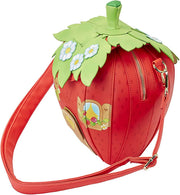 Loungefly: Strawberry Shortcake Strawberry House Crossbody Bag Clothing and Apparel Loungefly