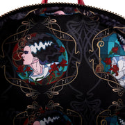 Loungefly: Universal Monsters - Bride of Frankenstein Stained Glass Mini Backpack Clothing and Apparel Loungefly
