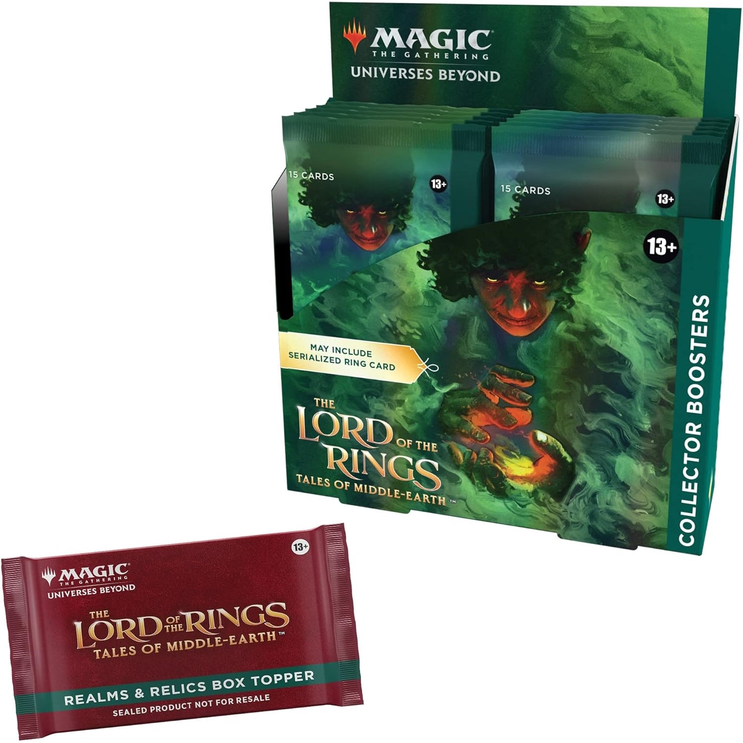 Magic: The Gathering TCG: The Lord of The Rings: Tales of Middle-Earth Collector Booster Box - 12 Packs + 1 Box Topper Card Card Game Wizards of the Coast