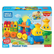 MEGA BLOKS: ABC Musical Train - 50 Pieces Toys & Games Mattel