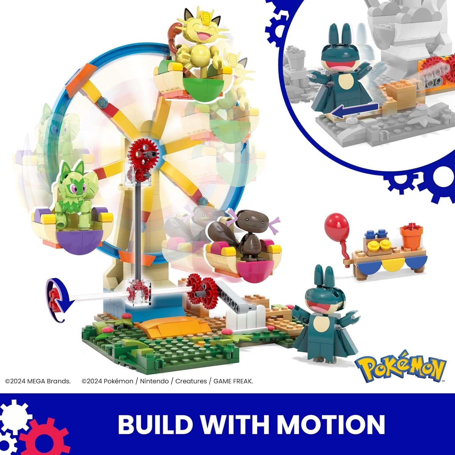MEGA Pokemon: Ferris Wheel Fun Toys & Games Mattel