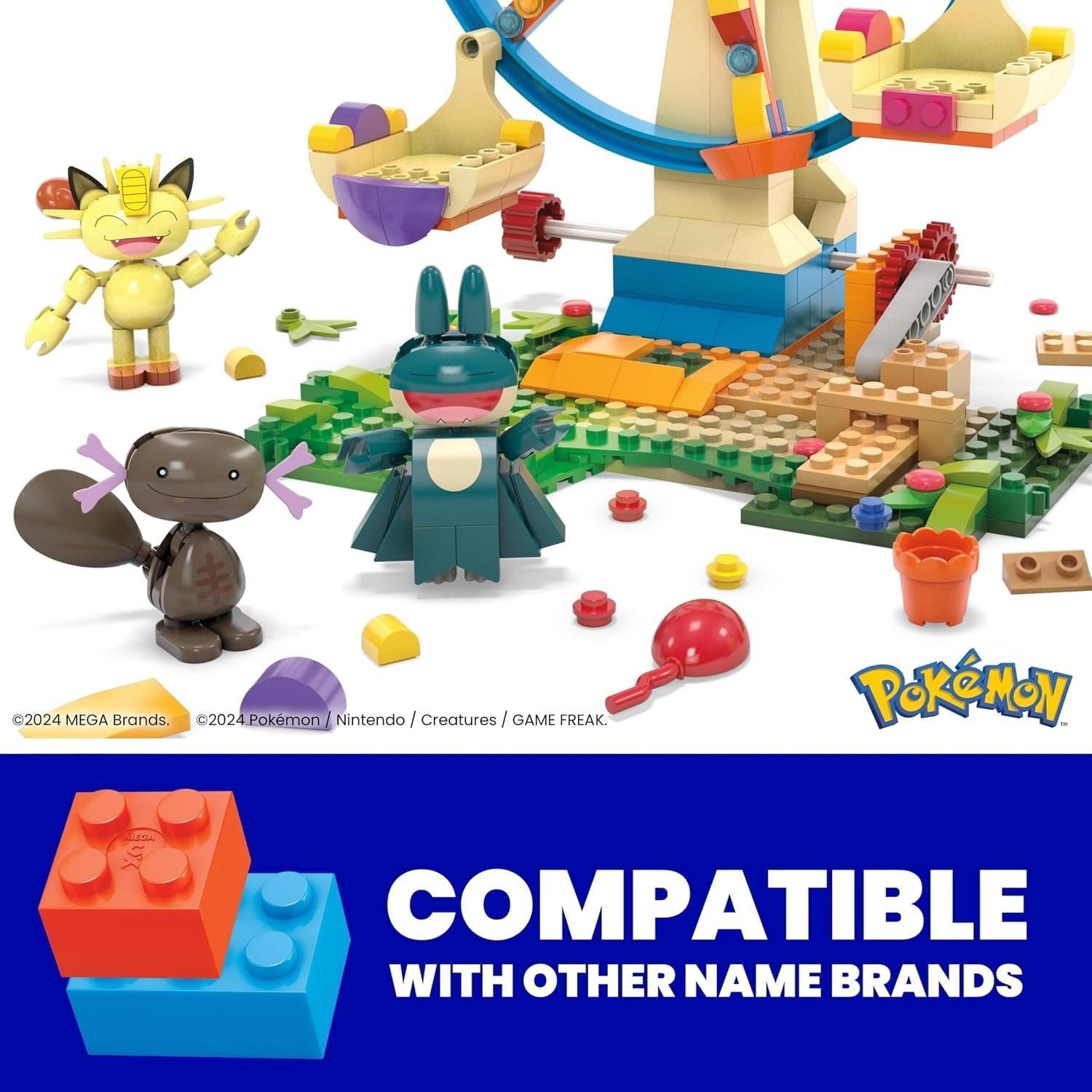 MEGA Pokemon: Ferris Wheel Fun Toys & Games Mattel