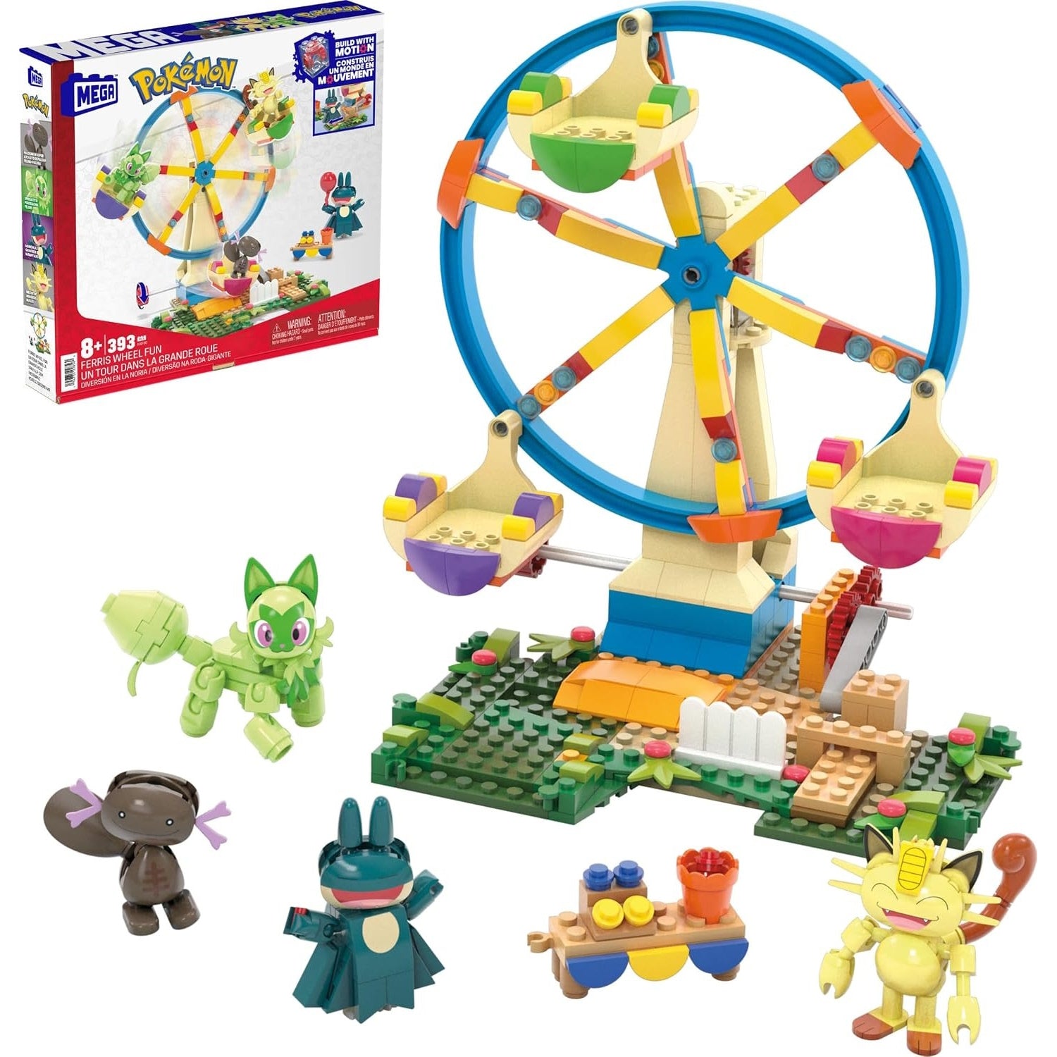 MEGA Pokemon: Ferris Wheel Fun Toys & Games Mattel
