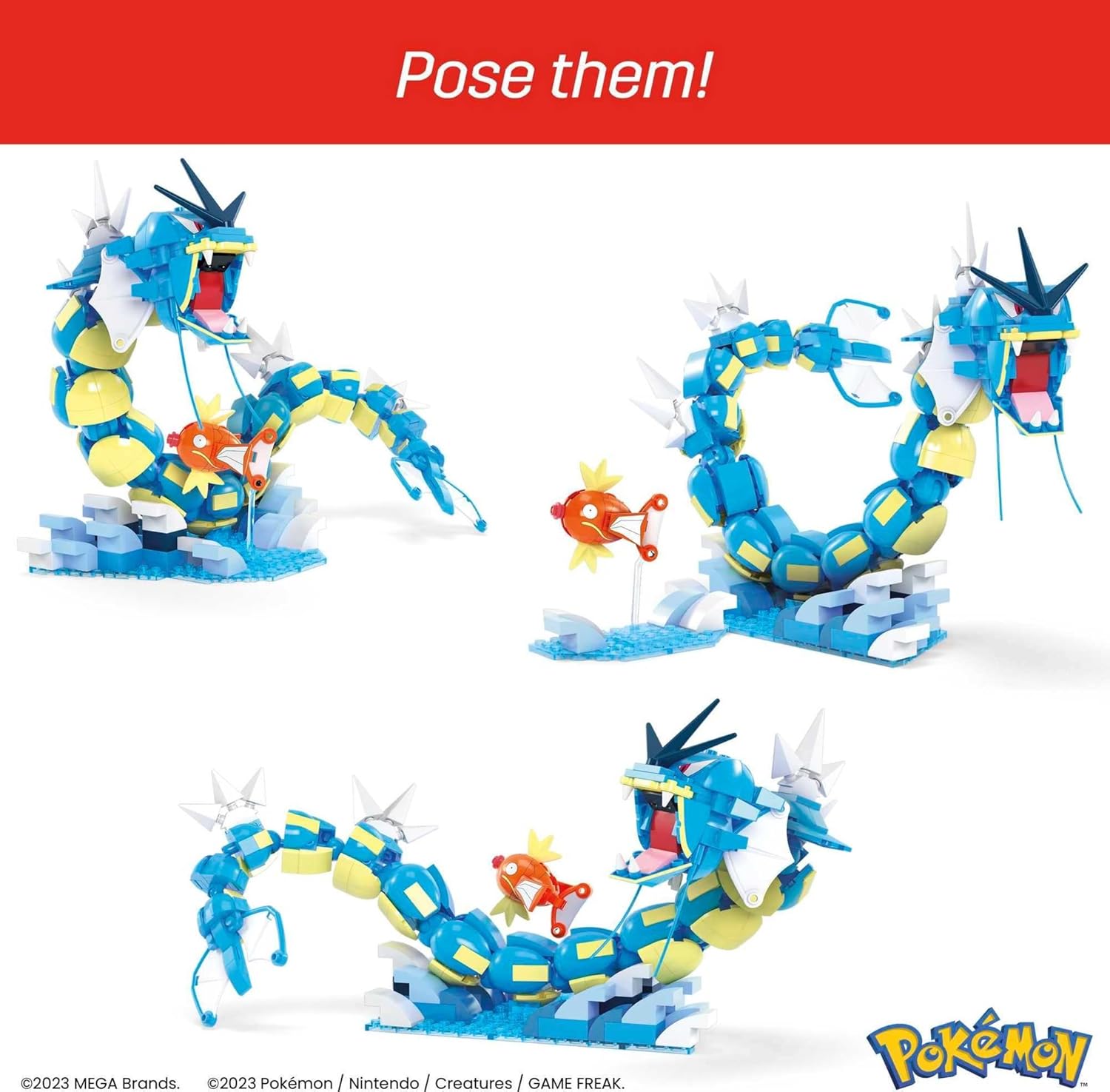 MEGA Pokemon: Magikarp Evolution Set - 411 Piece Building Set Toys & Games Mattel