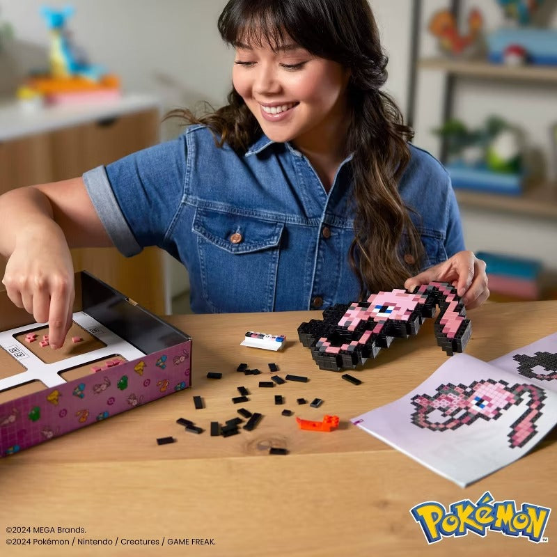 MEGA: Pokemon [Pixel Art Mew] Toys & Games MEGA