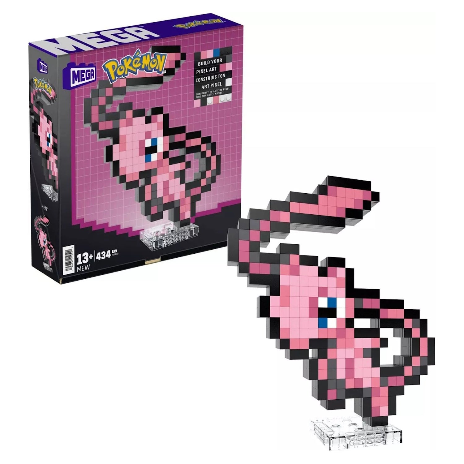 MEGA: Pokemon [Pixel Art Mew] Toys & Games MEGA