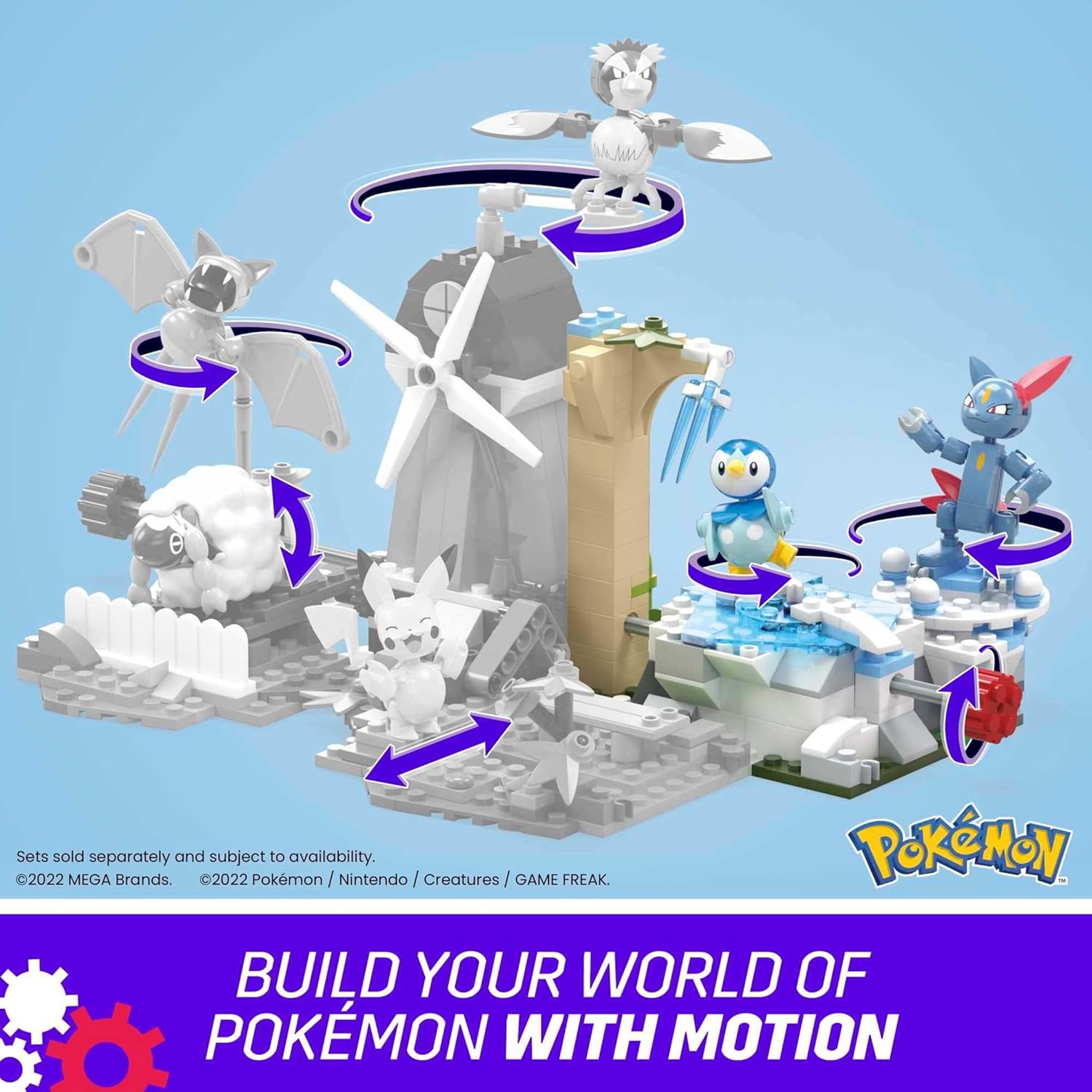 MEGA Pokemon: Piplup and Synesael's Snow Day - 183 Piece Building Set Toys & Games Mattel