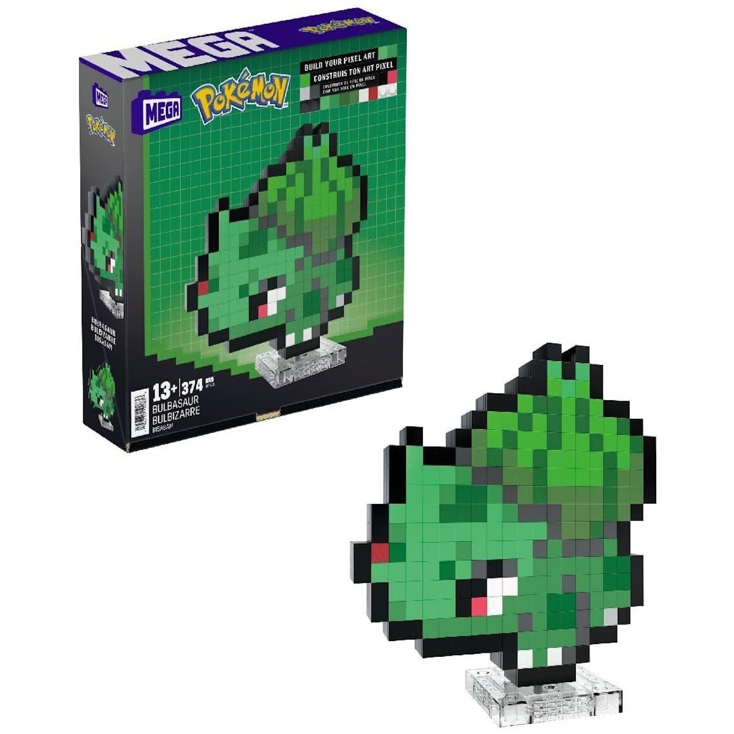 MEGA: Pokemon [Pixel Art Bulbasaur] Toys & Games MEGA