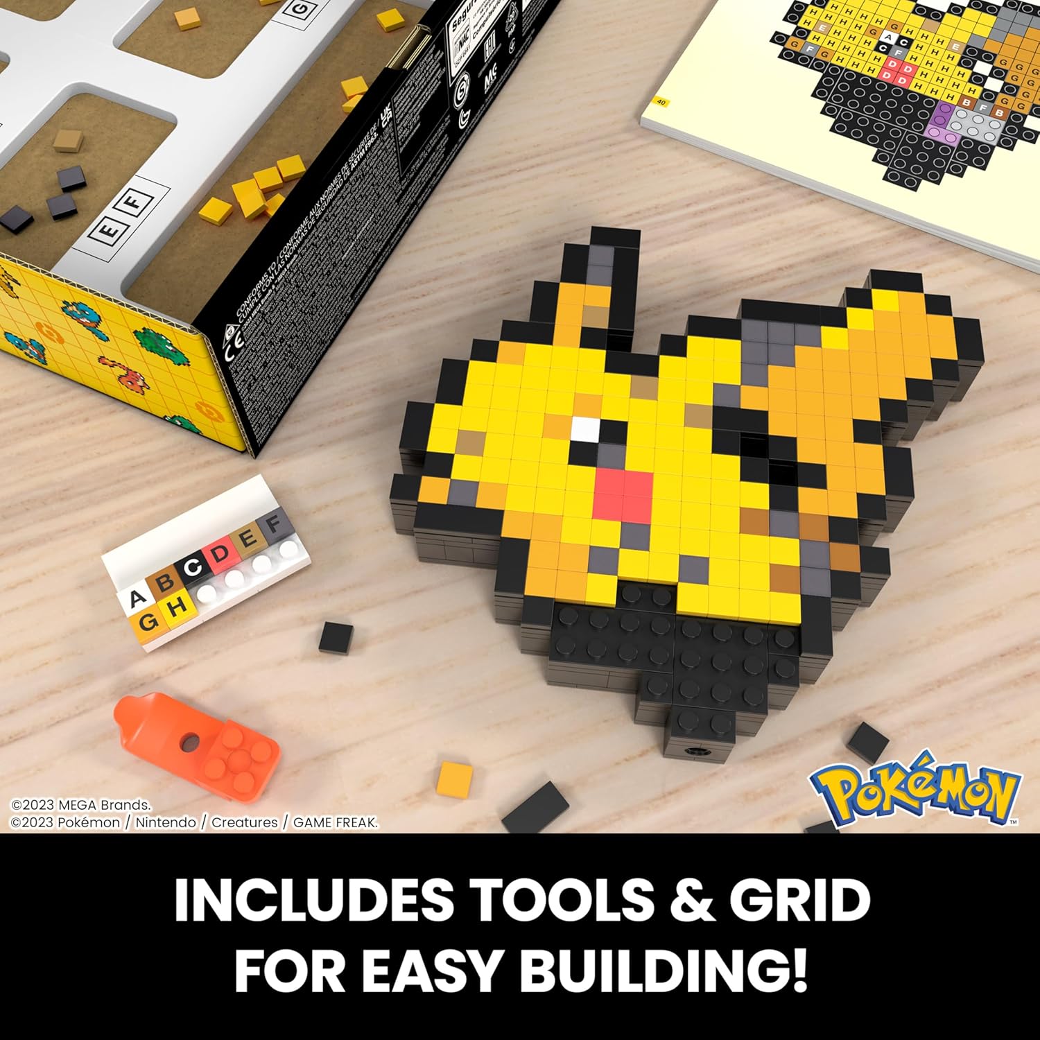 MEGA: Pokemon [Pixel Art Pikachu] Toys & Games MEGA