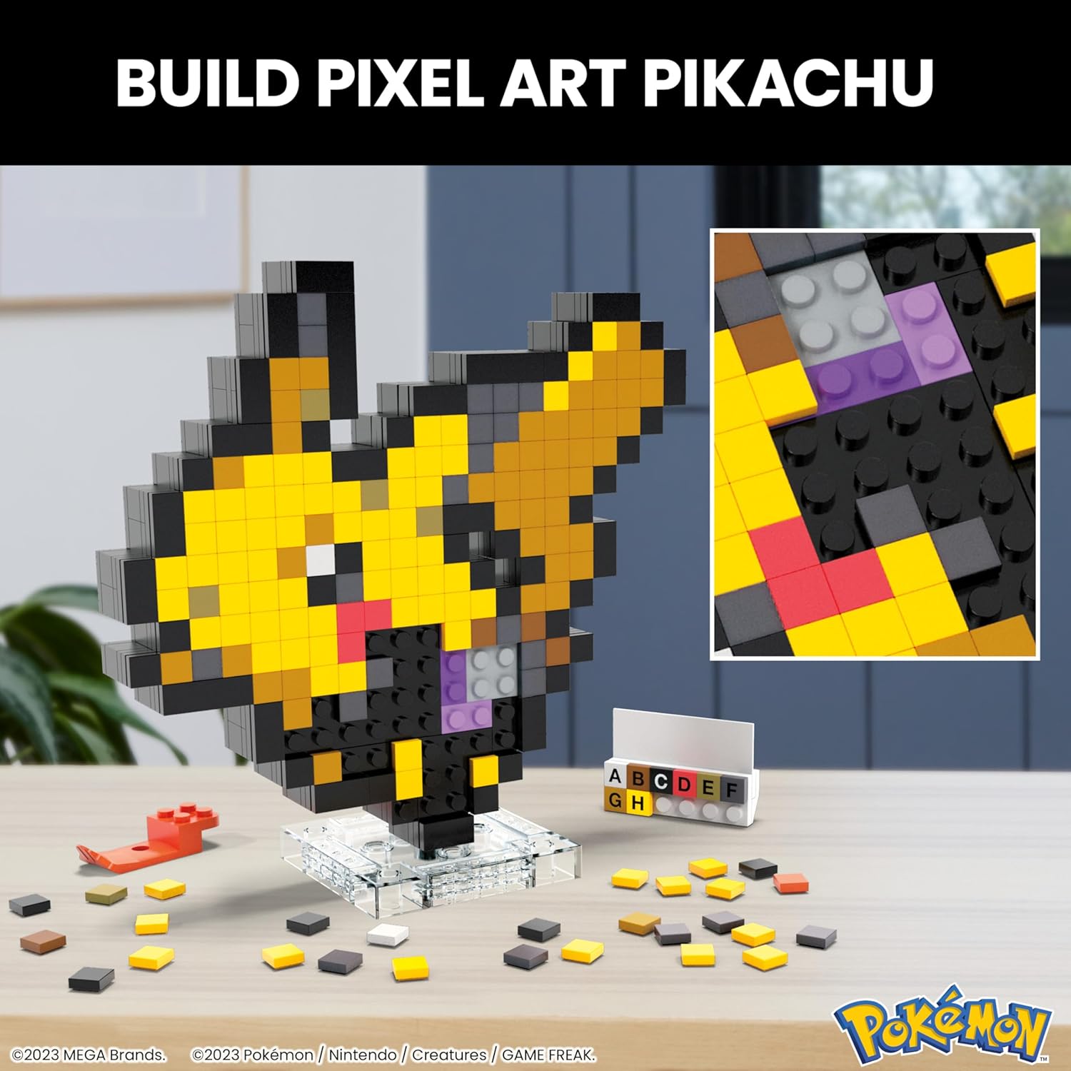MEGA: Pokemon [Pixel Art Pikachu] Toys & Games MEGA