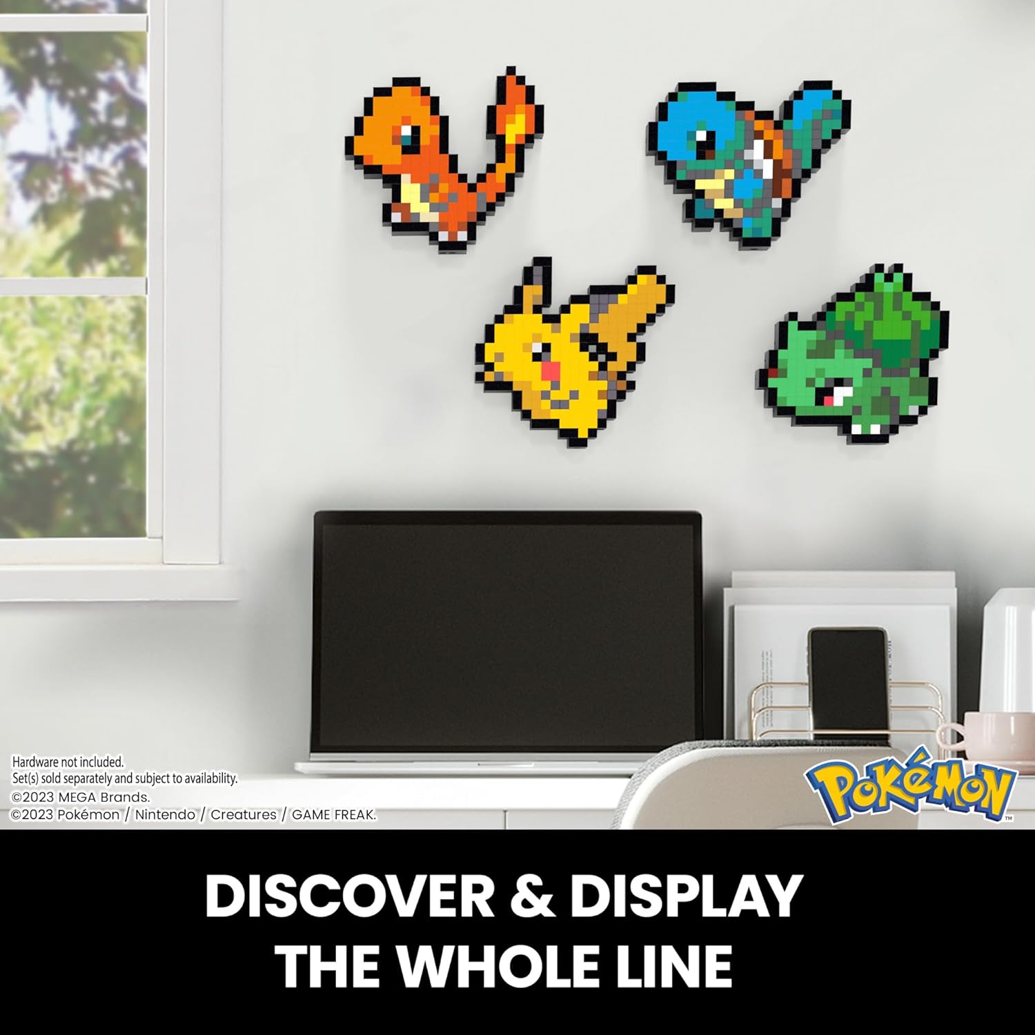 MEGA: Pokemon [Pixel Art Squirtle] Toys & Games MEGA