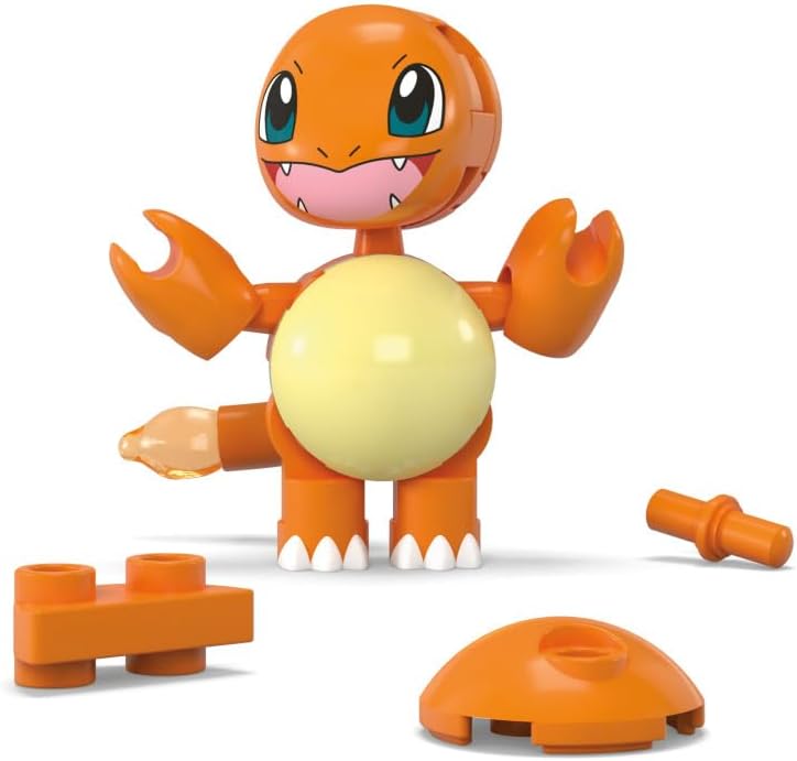 MEGA Pokemon: Poke Ball Charmander - 16 Piece Building Set Toys & Games Mattel