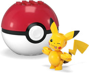MEGA Pokemon: Poke Ball Pikachu - 16 Piece Building Set Toys & Games Mattel