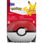 MEGA Pokemon: Poke Ball Pikachu - 16 Piece Building Set Toys & Games Mattel