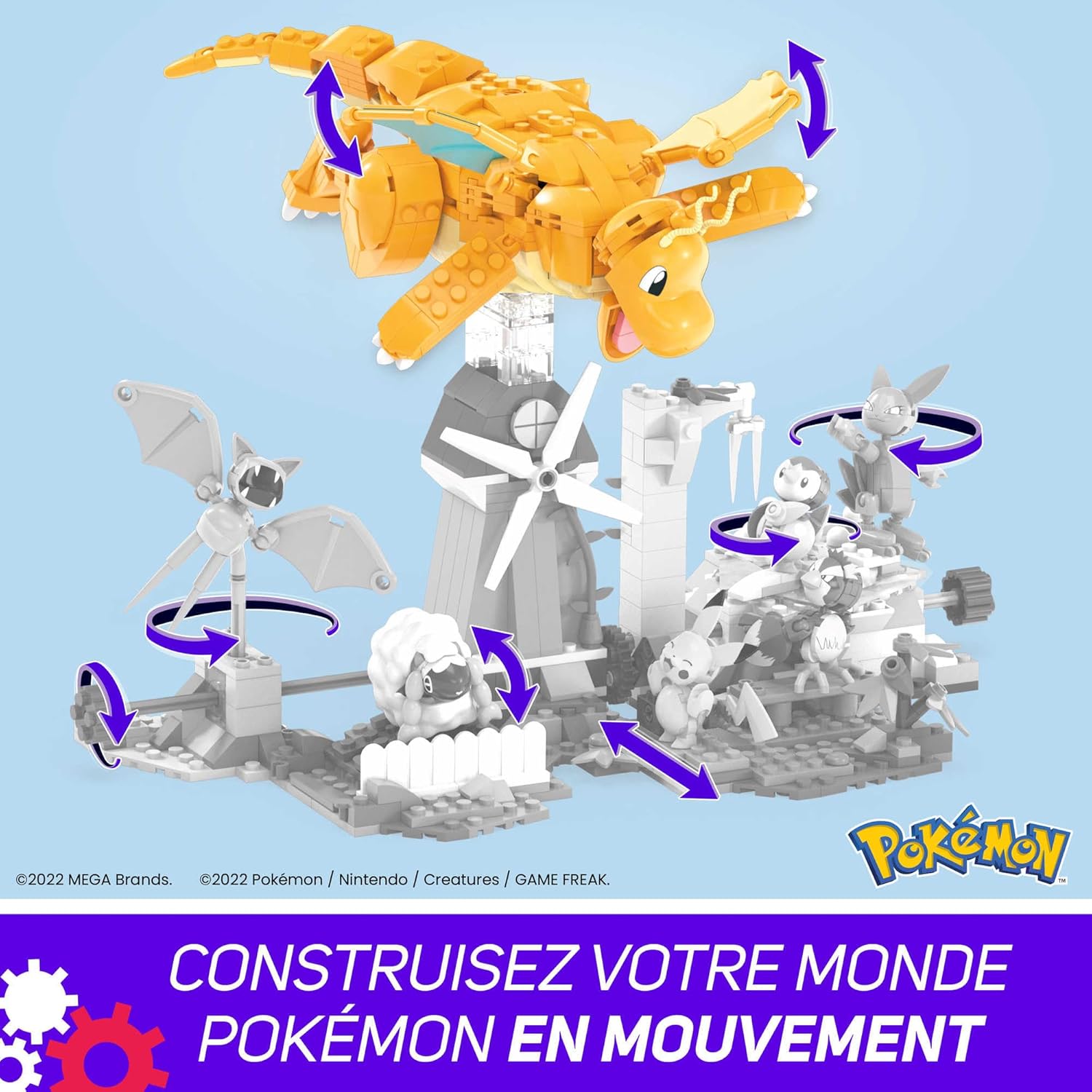 MEGA Pokemon: Dragonite - 387 Piece Building Set Toys & Games MEGA