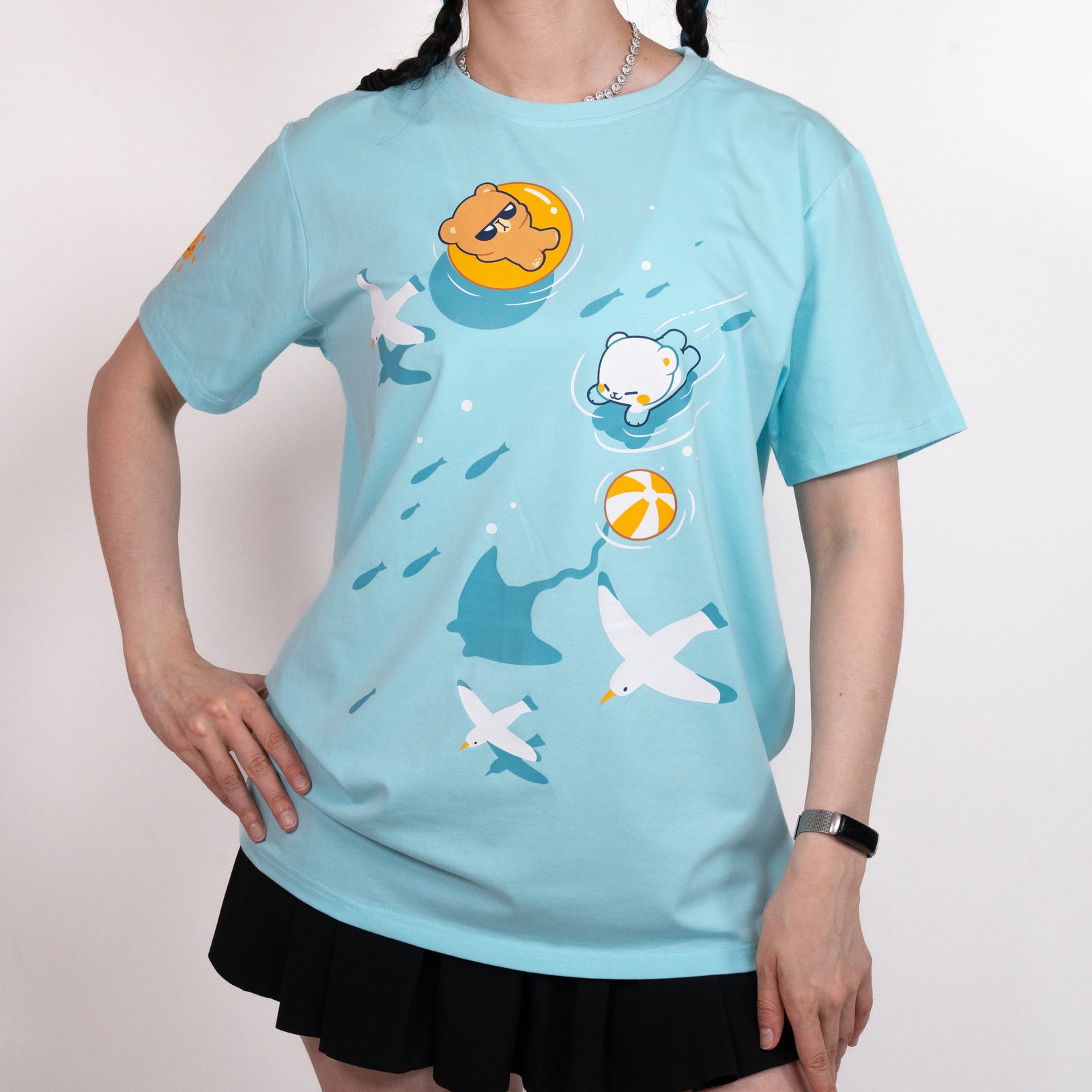 Milk Mocha Bear: Ocean T-Shirt T-Shirts Milk Mocha Bear