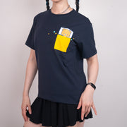 Milk Mocha Bear: Sleeping Pocket Mocha T-shirt T-Shirts Milk Mocha Bear
