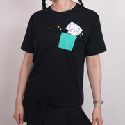 Milk Mocha Bear: Sleeping Pocket Milk T-shirt T-Shirts Milk Mocha Bear