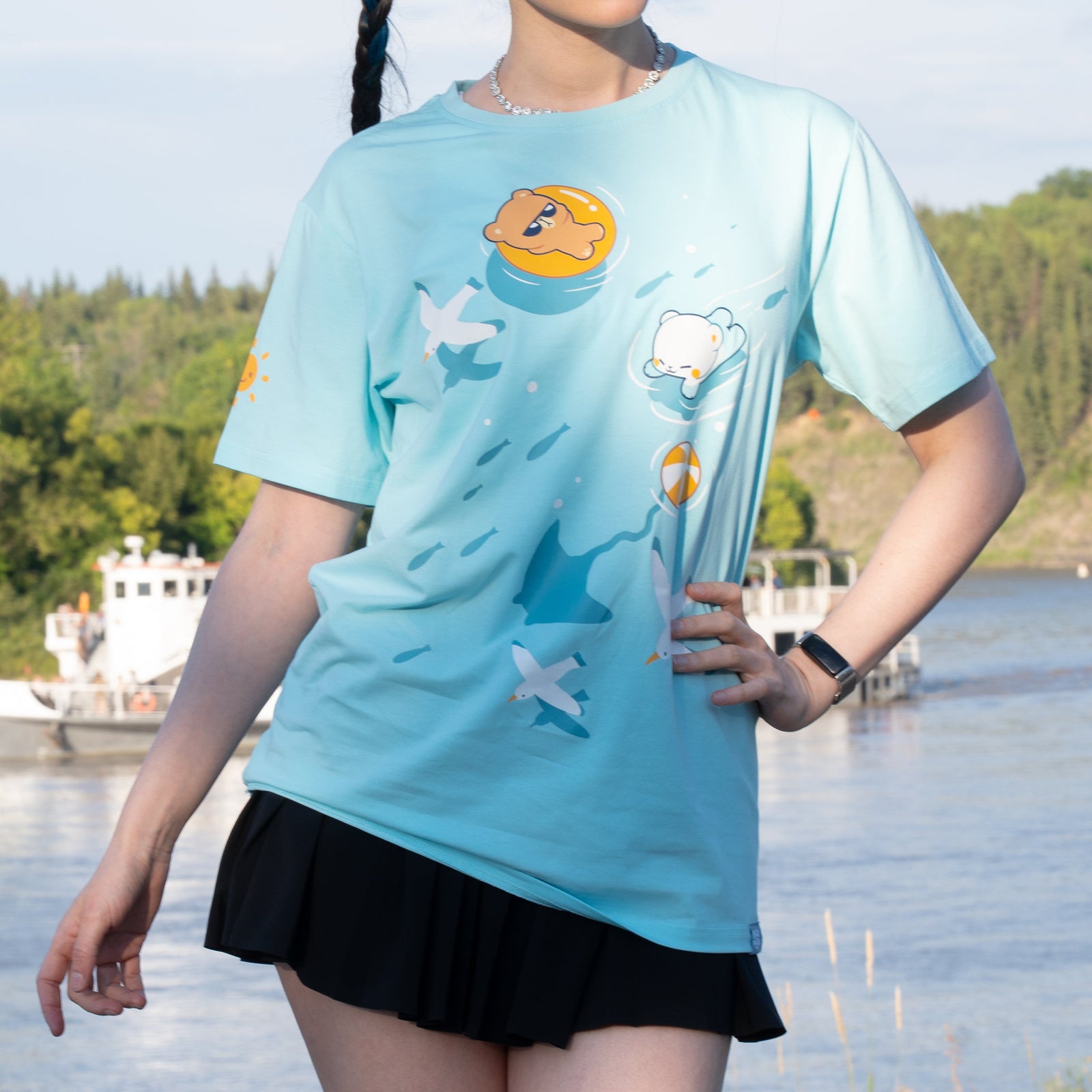 Milk Mocha Bear: Ocean T-Shirt T-Shirts Milk Mocha Bear