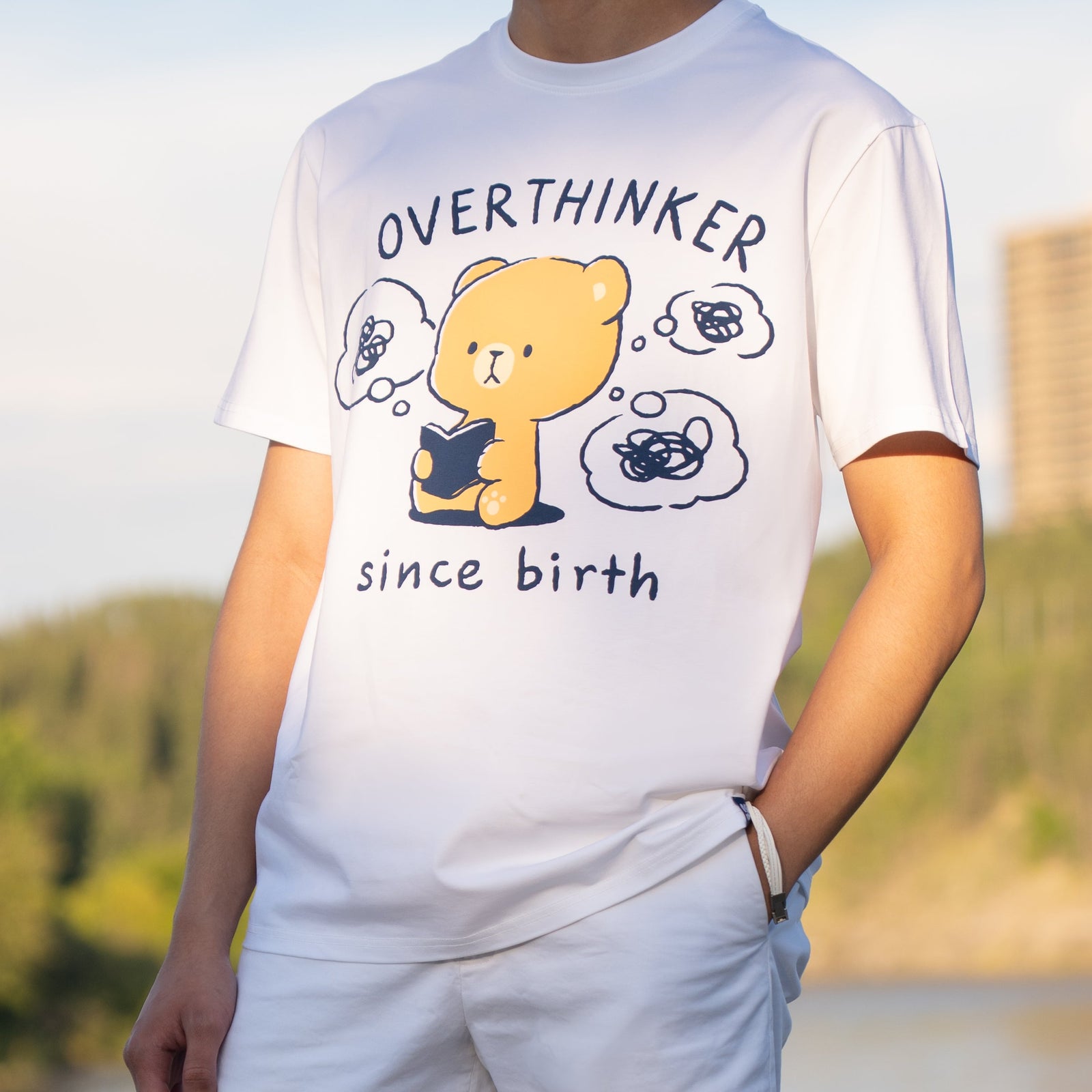 Milk Mocha Bear: Overthinker T-shirt T-Shirts Milk Mocha Bear