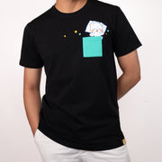 Milk Mocha Bear: Sleeping Pocket Milk T-shirt T-Shirts Milk Mocha Bear