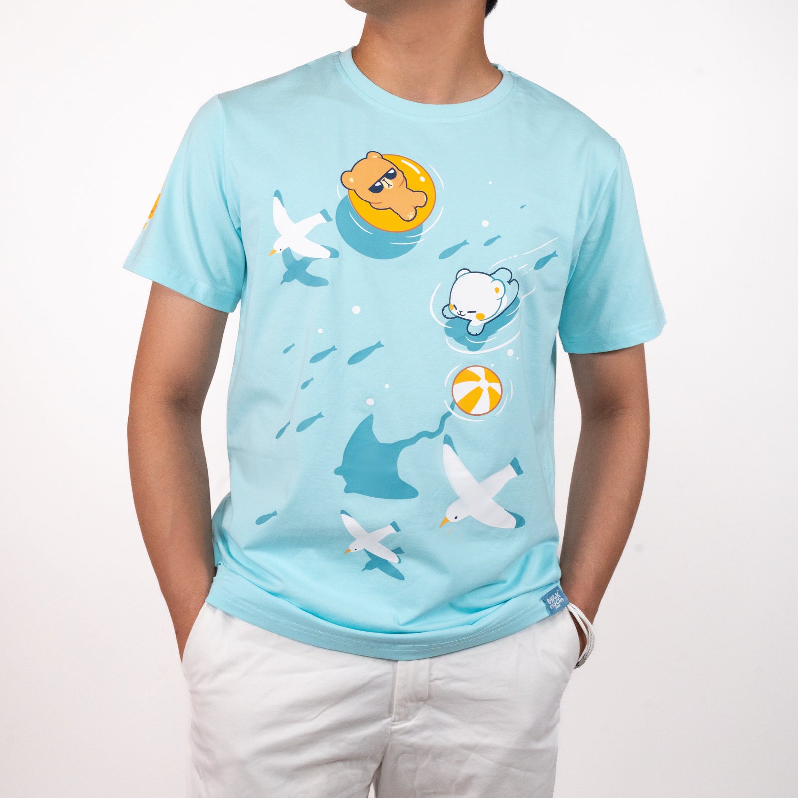 Milk Mocha Bear: Ocean T-Shirt T-Shirts Milk Mocha Bear