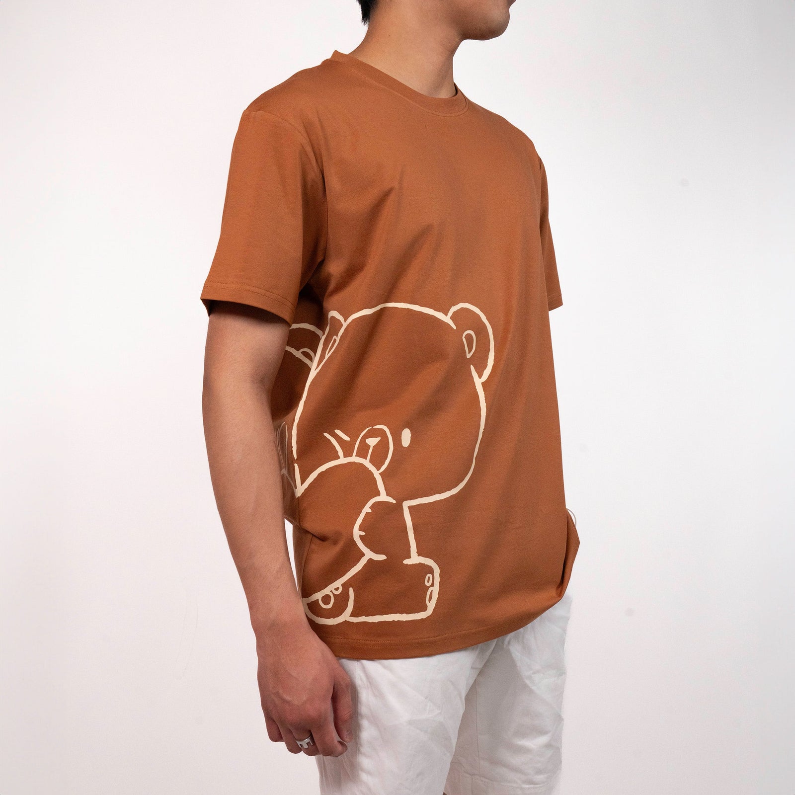 Milk Mocha Bear: Share My Heart Mocha T-shirt T-Shirts Milk Mocha Bear