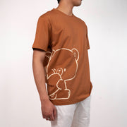 Milk Mocha Bear: Share My Heart Mocha T-shirt T-Shirts Milk Mocha Bear