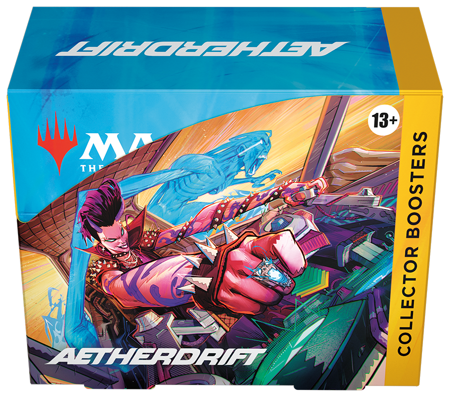 Magic: The Gathering TCG: Aetherdrift Collector Booster Box - 12 Packs Card Game Wizards of the Coast