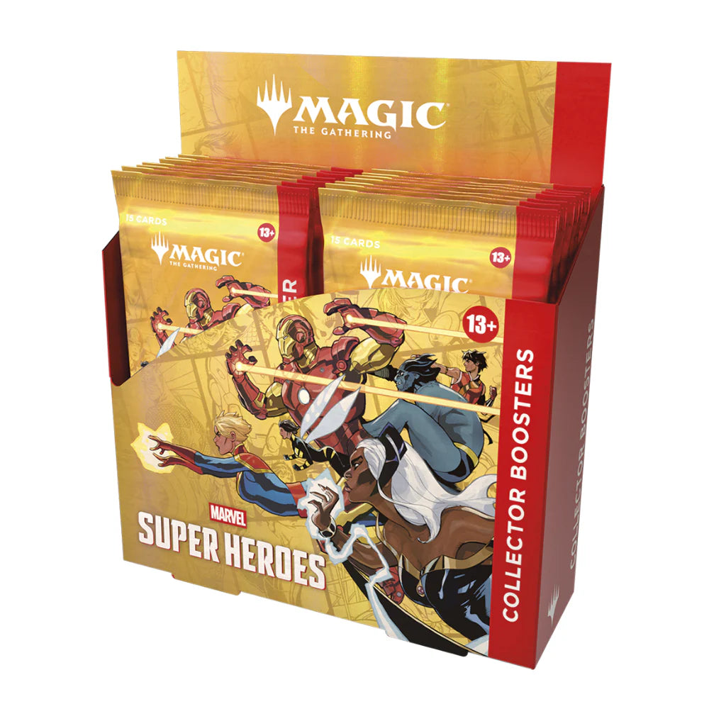 Magic: The Gathering TCG: Marvel Super Heroes Collector's Booster Box - 12 Packs Card Game Wizards of the Coast