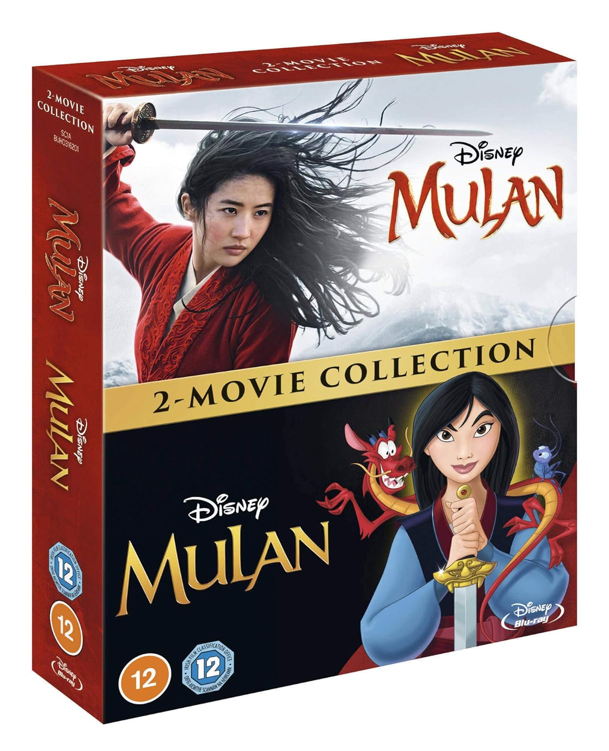 Mulan and Disney's Mulan (2020) Double Pack [Blu-Ray] DVDs & Blu-Rays Disney