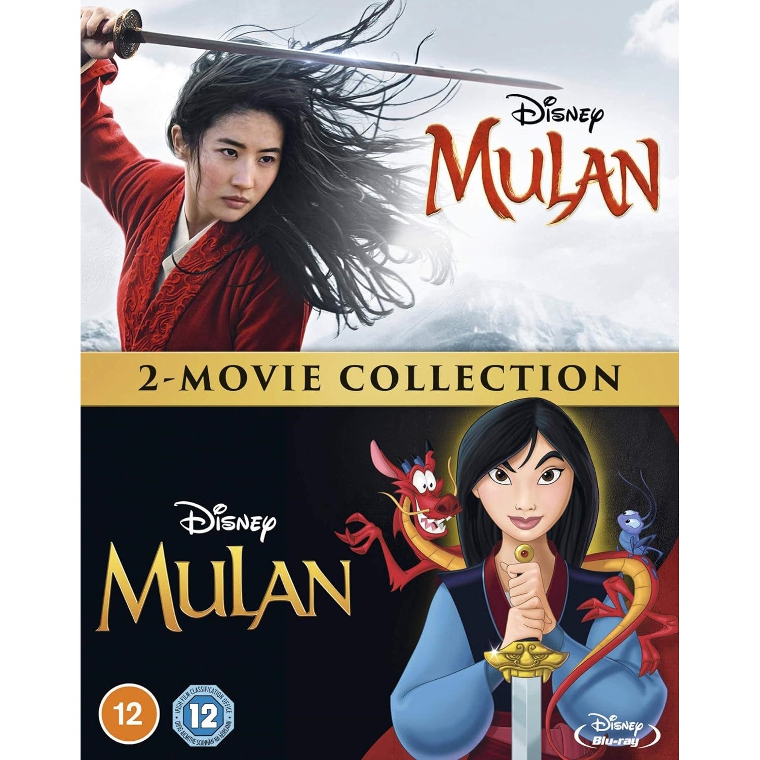 Mulan and Disney's Mulan (2020) Double Pack [Blu-Ray] DVDs & Blu-Rays Disney