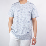 Milk Mocha Bear: Giordano X Milk Mocha Bear: Daily Life Collage (Blue) T-Shirts Milk Mocha Bear