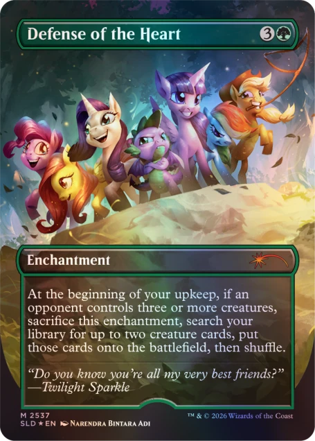 Magic: the Gathering TCG: Secret Lair x My Little Pony - Friendship is Magic (Traditional Foil Edition) Card Game Wizards of the Coast