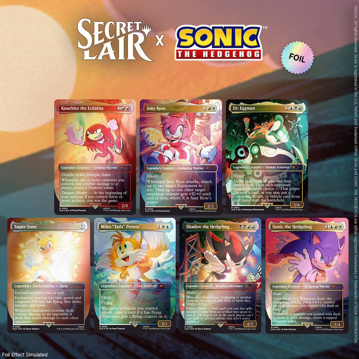 Magic: The Gathering TCG: Secret Lair x Sonic - Friends & Foes - Foil Card Game Wizards of the Coast