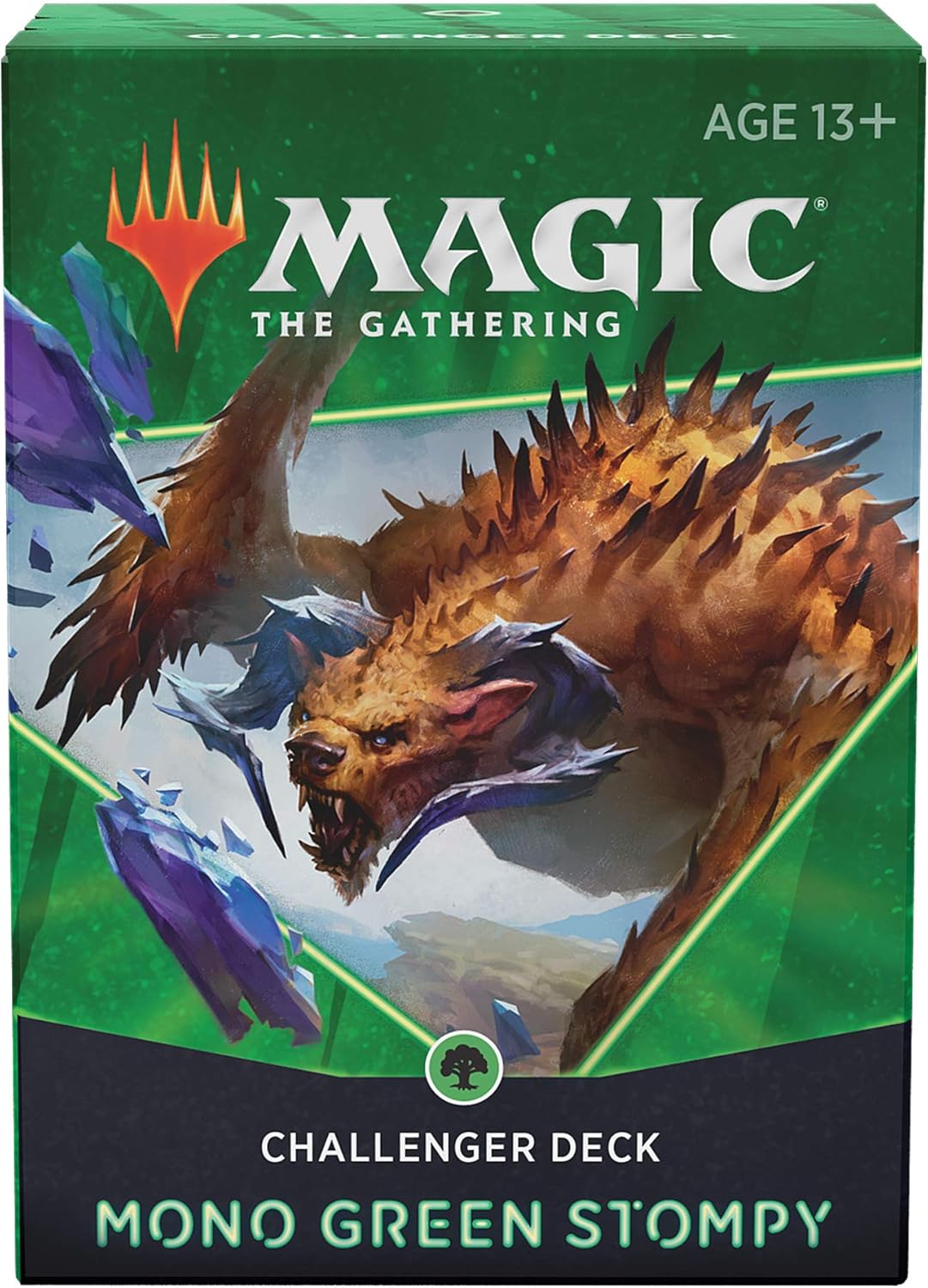 Magic: The Gathering TCG: Challenger Deck 2021 - Mono Green Stompy Card Game Wizards of the Coast