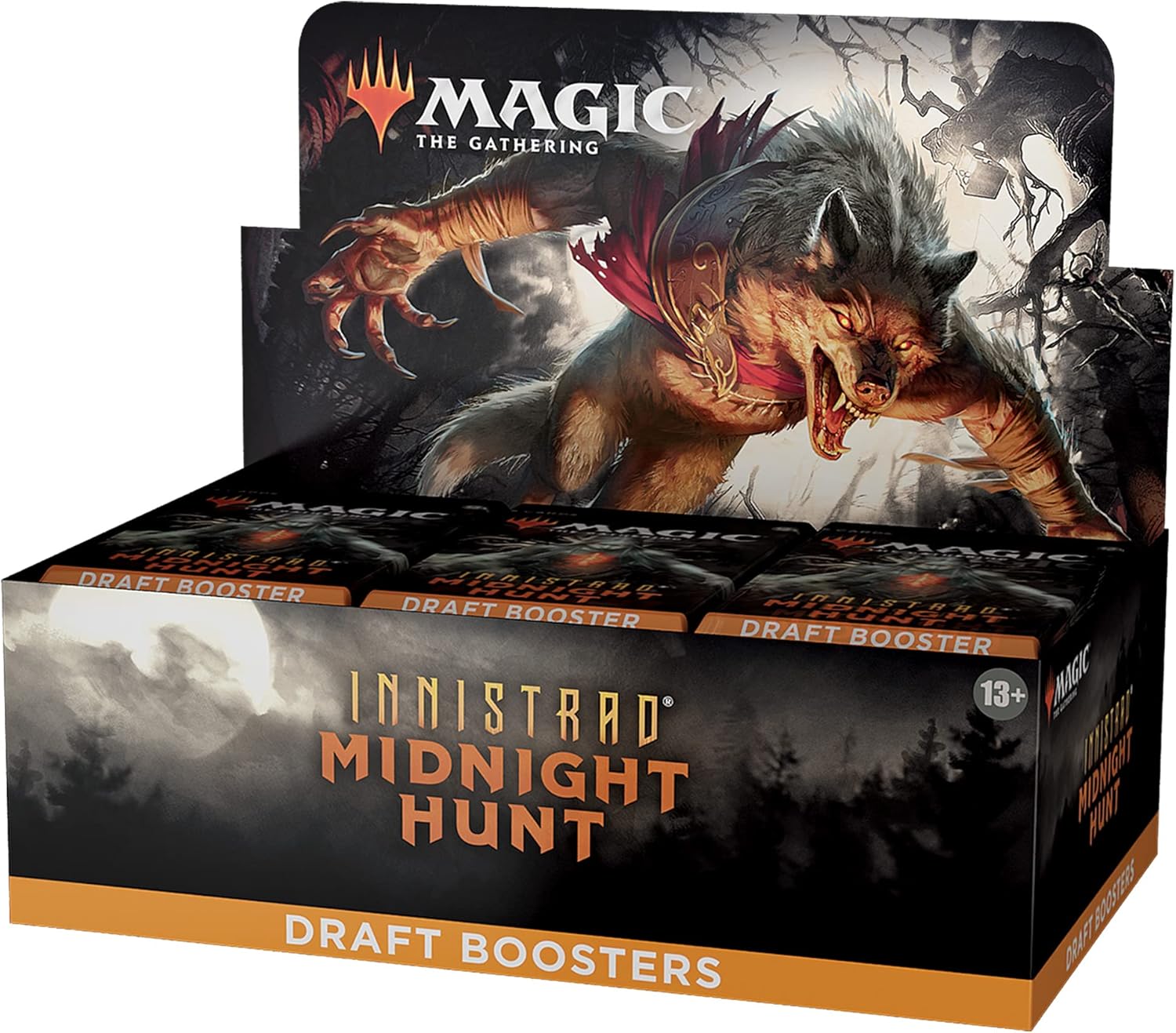 Magic: The Gathering TCG: Innistrad Midnight Hunt - Draft Booster Box Card Game Wizards of the Coast