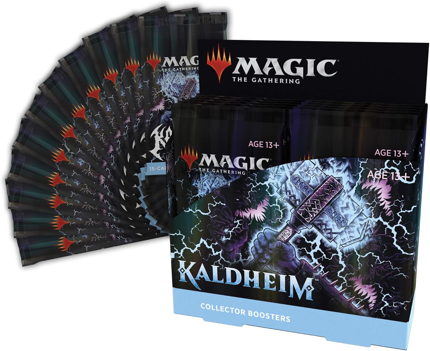 Magic: The Gathering TCG: Kaldheim Collector Booster Box - 12 Packs Card Game Wizards of the Coast