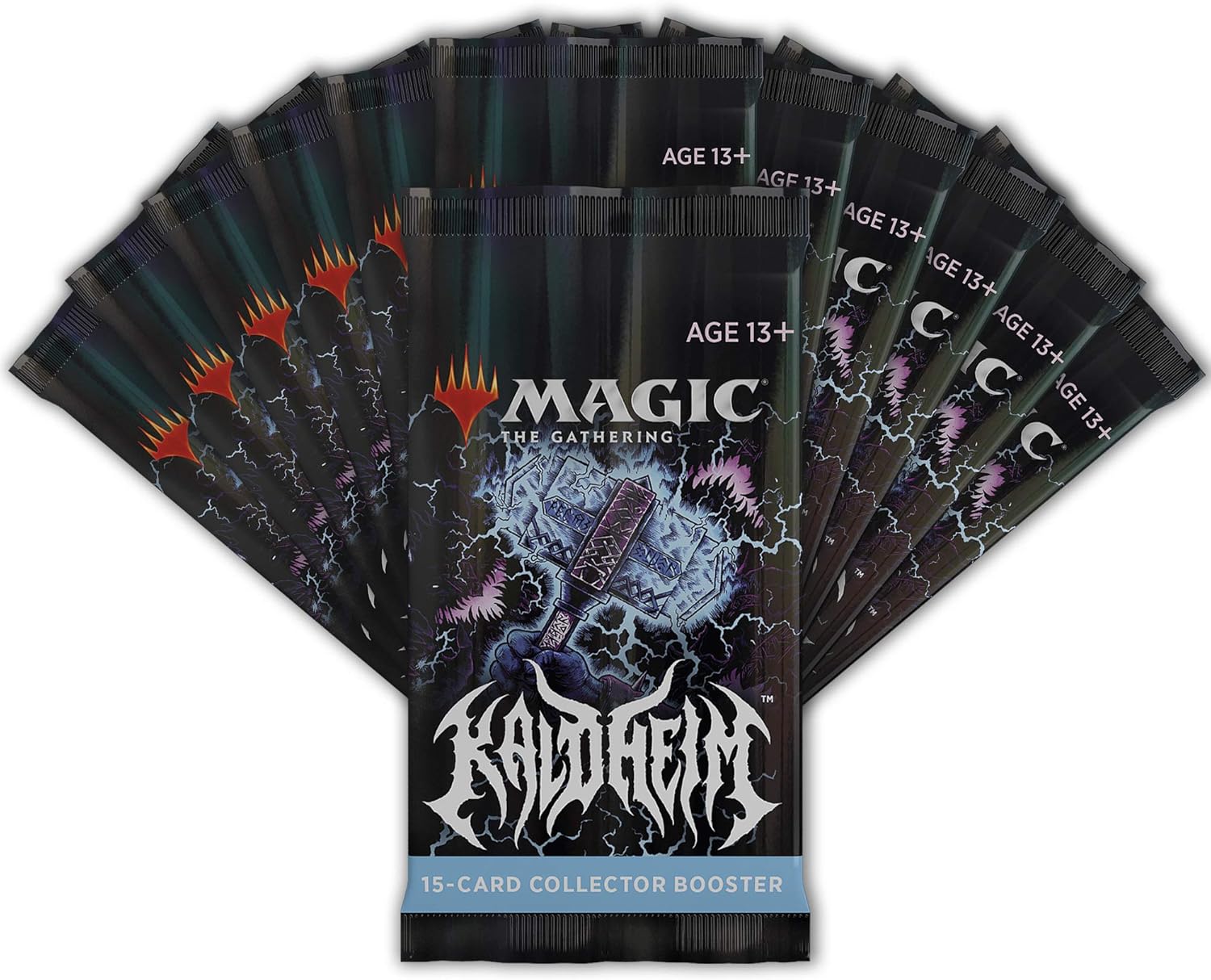 Magic: The Gathering TCG: Kaldheim Collector Booster Box - 12 Packs Card Game Wizards of the Coast