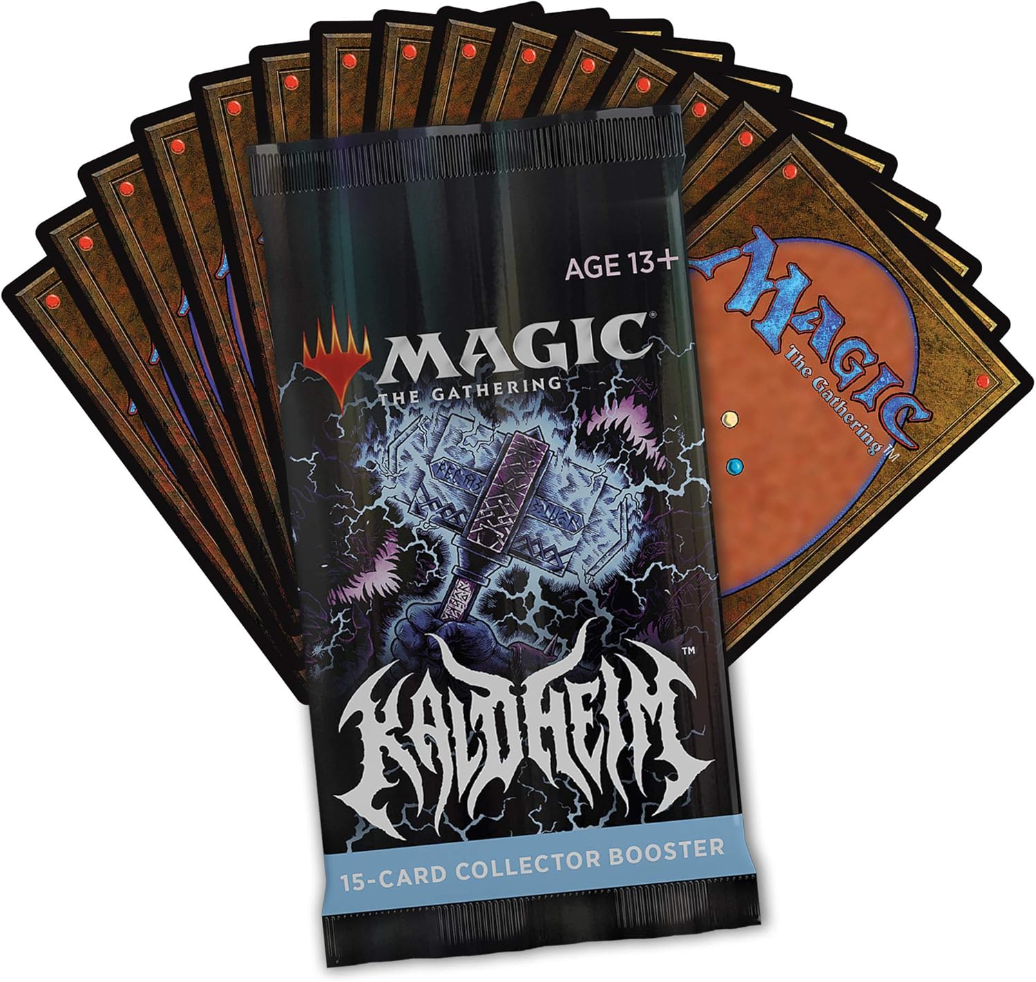 Magic: The Gathering TCG: Kaldheim Collector Booster Box - 12 Packs Card Game Wizards of the Coast