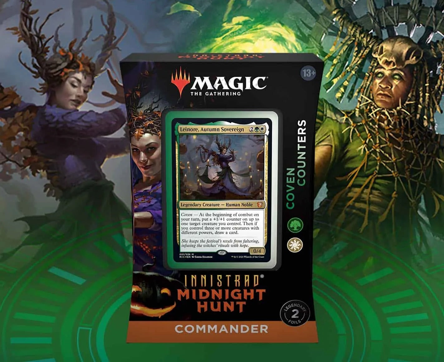 Magic: The Gathering TCG: Innistrad Midnight Hunt Commander Deck - Coven Counters Card Game Wizards of the Coast