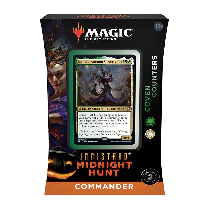 Magic: The Gathering TCG: Innistrad Midnight Hunt Commander Deck - Coven Counters Card Game Wizards of the Coast