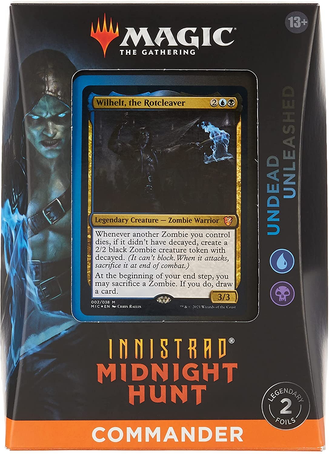 Magic: The Gathering TCG: Innistrad Midnight Hunt Commander Deck - Undead Unleashed Card Game Wizards of the Coast