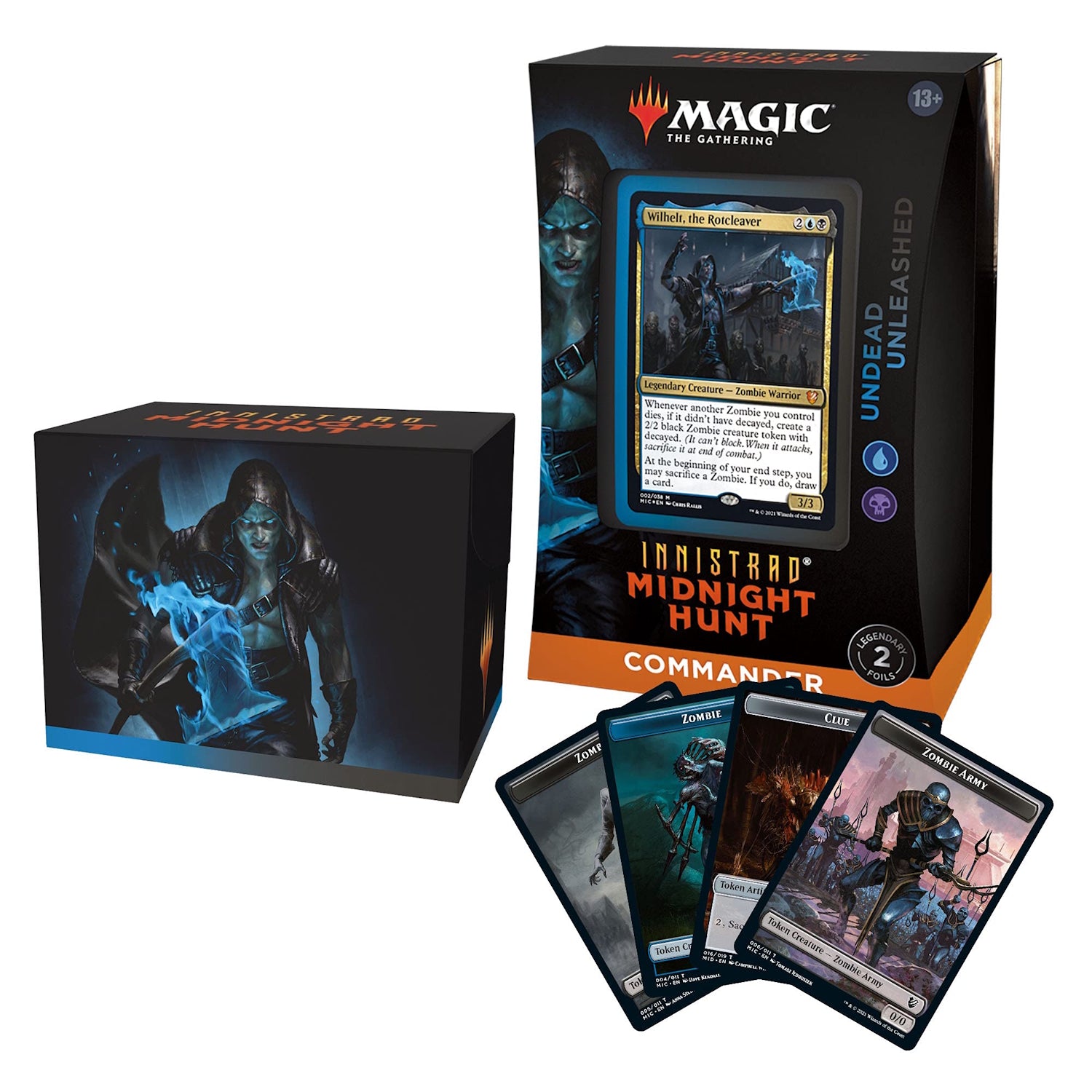 Magic: The Gathering TCG: Innistrad Midnight Hunt Commander Deck - Undead Unleashed Card Game Wizards of the Coast